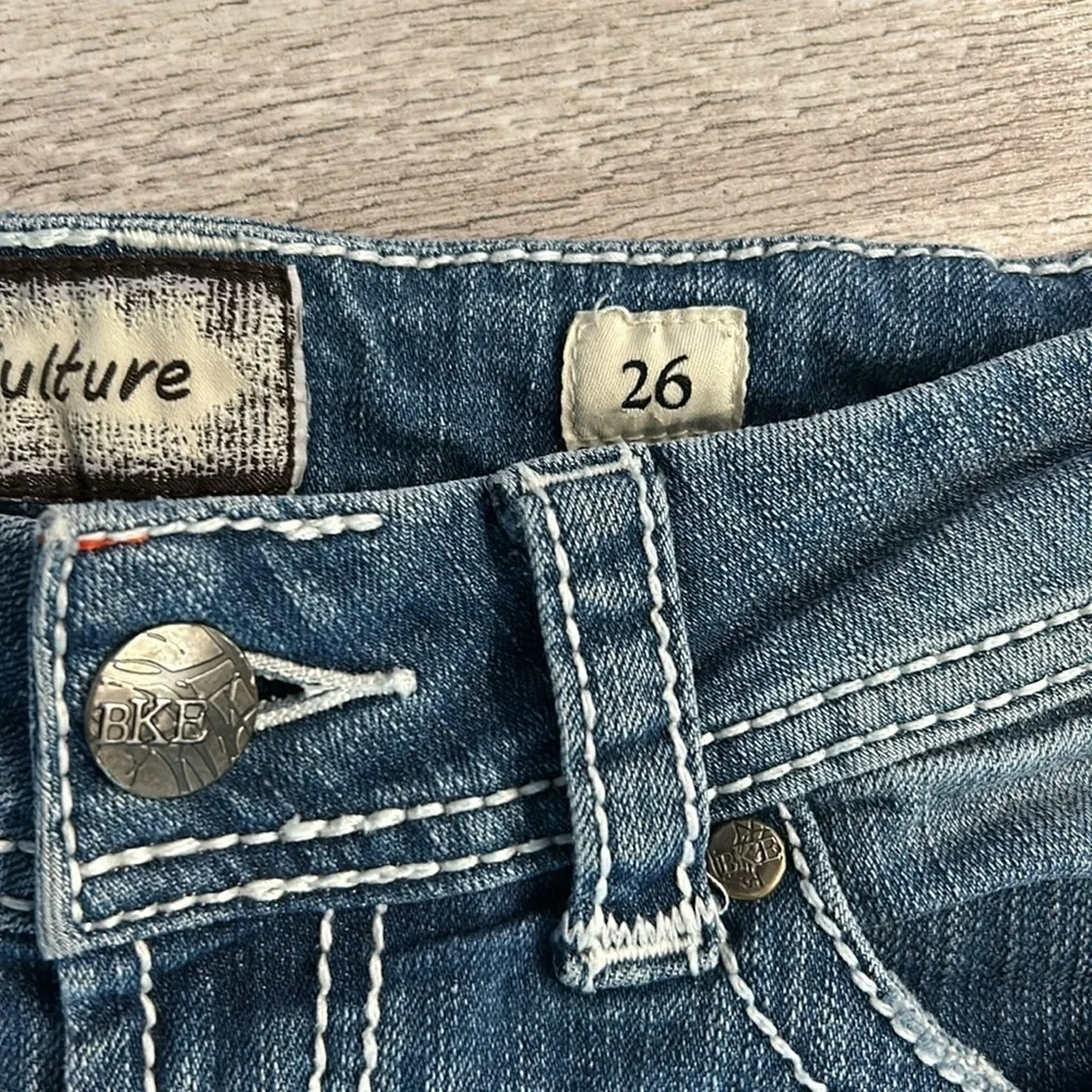 BKE Culture bermuda jean shorts jorts size 26
